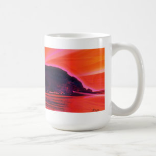 Taza De Café Rays from the Beach Mug