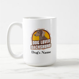 Taza De Café Raza de perro de Dachshund