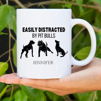 Taza De Café Raza divertida de Bulldog de pozo