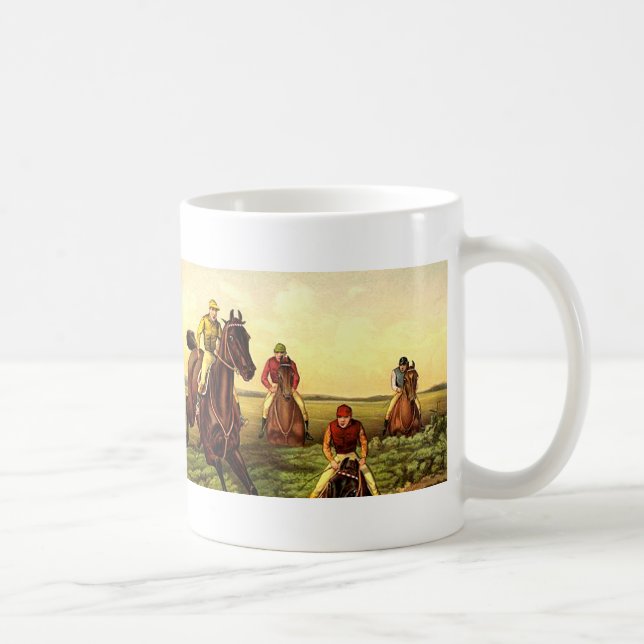 Taza De Café Raza SUPERIOR del salto (Derecha)