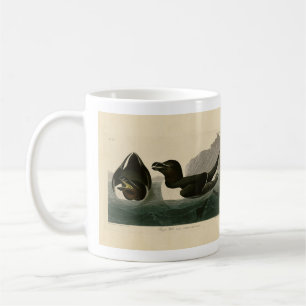 Taza De Café Razor Bill, los pájaros de América de John James A
