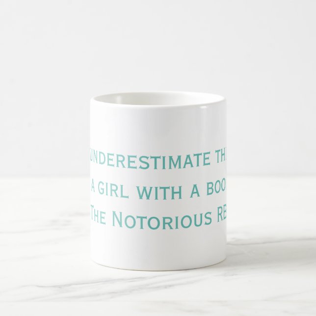 Taza De Café RBG no subestima nunca la cita (Centro)