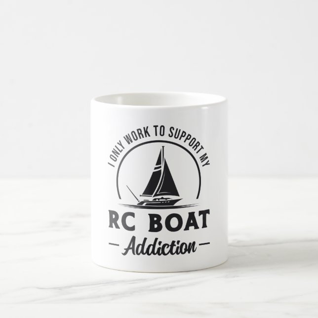 Taza De Café RC Boat Addiction Remote Model Radio RC Boats (Centro)