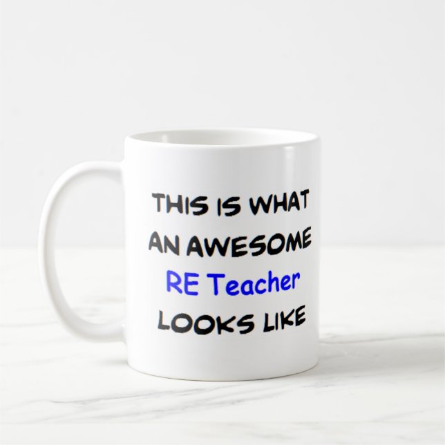 Taza De Café re profesor, impresionante (Izquierda)