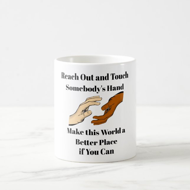Taza De Café Reach Out Coffee Mug (Centro)