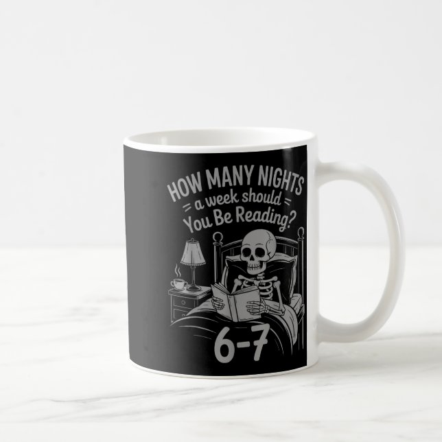 Taza De Café Reading 67 Meme Englieacher Funny 67 Book Lover Hu (Derecha)