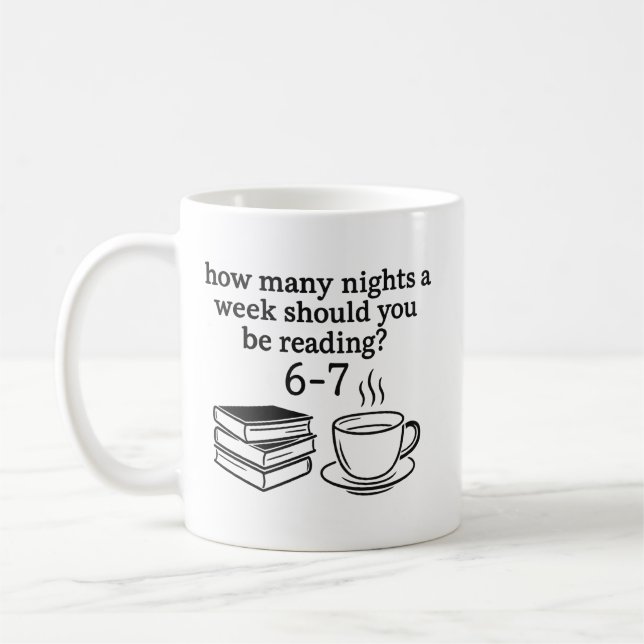 Taza De Café Reading 67 Meme English Teacher Funny 67 Book Love (Izquierda)