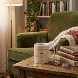 Taza De Café Reading Corner Mug - Cozy Book Lover Mug