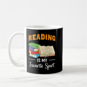 Taza De Café Reading Is My Favorite Sport T-Shirt