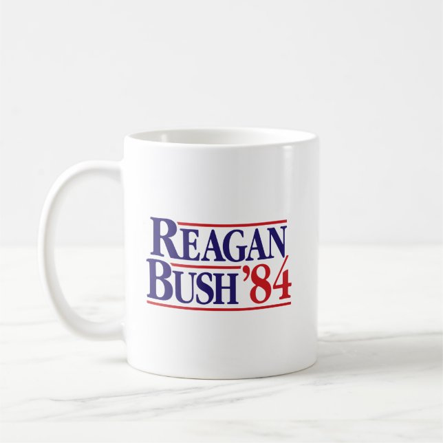 TAZA DE CAFÉ REAGAN BUSH '84 (Izquierda)