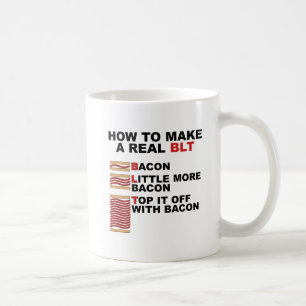Taza De Café Real BLT Funny Mug