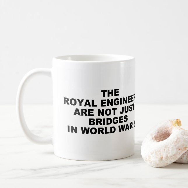 Taza De Café Real Engineers Mug (Con donut)