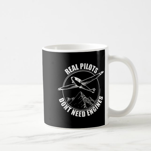 Taza De Café Real Lots Dont Need Engines - Glider Lot Gift  (Derecha)
