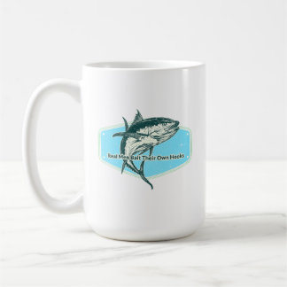 Taza De Café Real Man Bait Their Own Hooks