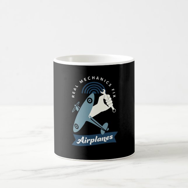 Taza De Café Real Mecánica Reparación Aeronaves Servicio de Avi (Centro)