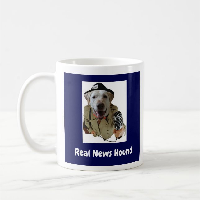 Taza De Café Real News Hound  (Izquierda)