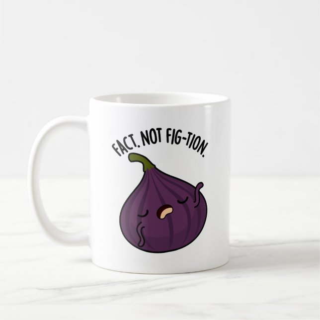 Taza De Café Realidad No Fig Funny Fig Pun (Izquierda)