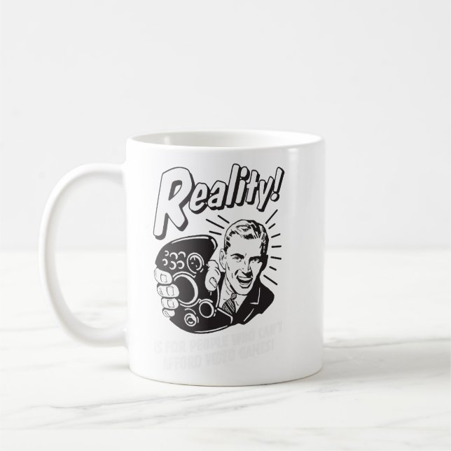 Taza De Café Realidad: No puedo permitirse video juegos (Izquierda)