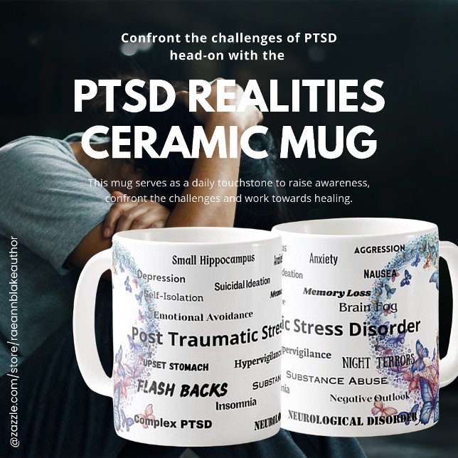 Taza De Café Realidades de PTSD Conciencia Mug cerámica (Subido por el creador)