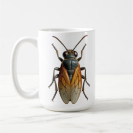 Taza De Café Realistic Cicada Insect Art Entomology Nature