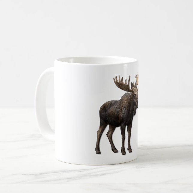 TAZA DE CAFÉ REALISTIC MOOSE DESIGN. SAMER BRASIL (Anverso izquierdo)