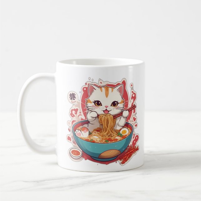 Taza De Café Realmente Amo Ramen (Izquierda)