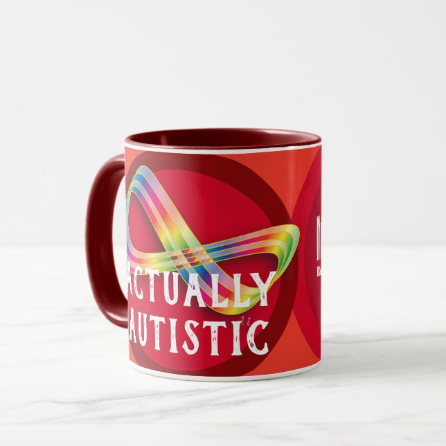 Taza de café realmente autística del infinito del (Anverso izquierdo)