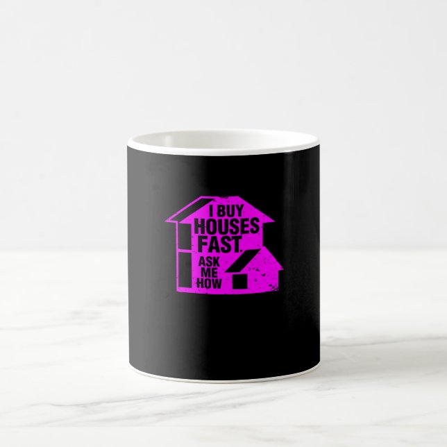 Taza De Café Realtor - Compro casas rápidamente, pregúntame cóm (Centro)