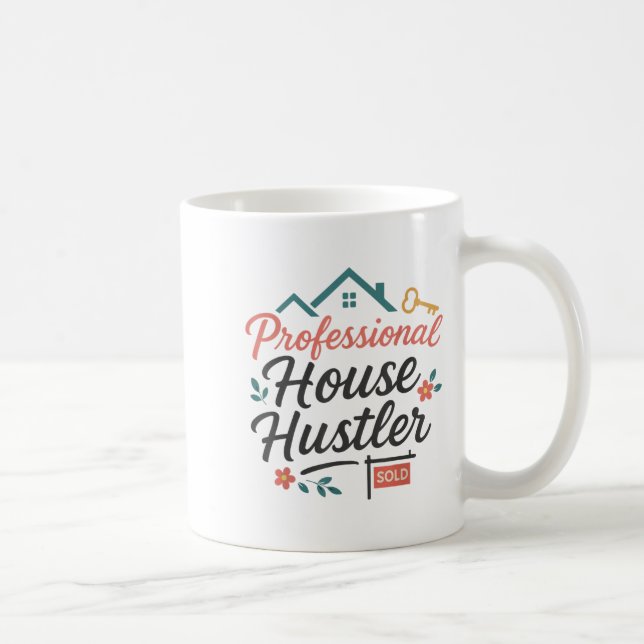 Taza De Café Realtor Professional House Hustler  (Derecha)