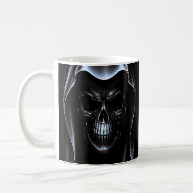 Taza De Café Reaper Skull (Izquierda)