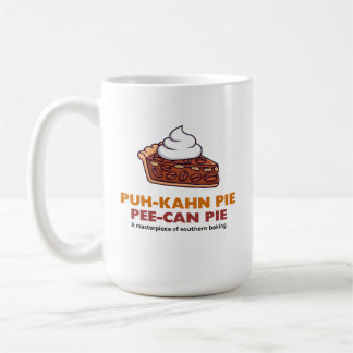 Taza De Café Rebanada de pastel de pacana con crema batida