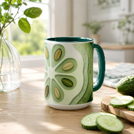 Taza De Café Rebanada de pepino