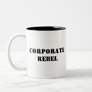 Taza de café rebelde corporativa