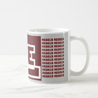Taza de café rebelde del fútbol de Midland Lee