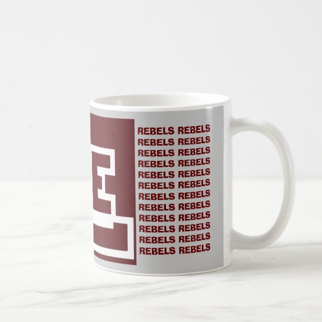 Taza de café rebelde del fútbol de Midland Lee (Derecha)