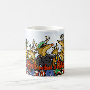 Taza De Café Rebeldes sin un dibujo animado del día de fiesta