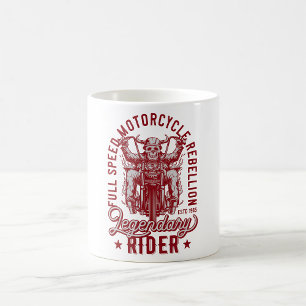 Taza De Café Rebelión de Motocicletas a Toda Velocidad