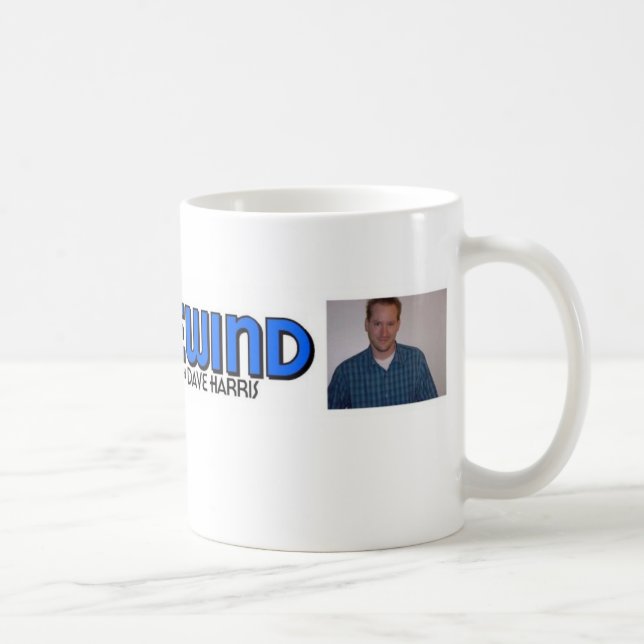 Taza De Café REBOBINADO RETRO w/DAVE HARRIS (Derecha)
