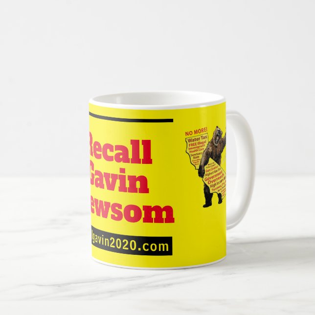 Taza De Café recallgavin2020 Tubo/soporte para pluma (Anverso derecho)