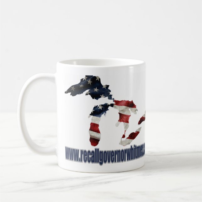 Taza De Café recallgobernorwhitmer.com Café Mug (Izquierda)