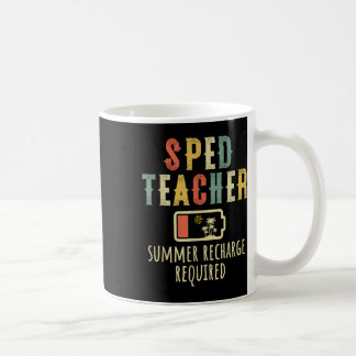 Taza De Café Recarga De Verano Para Maestros De Sped Fin De Esc