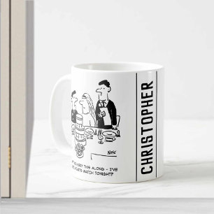 Taza De Café Recepción de Boda el Novio tiene un Partido de Dar