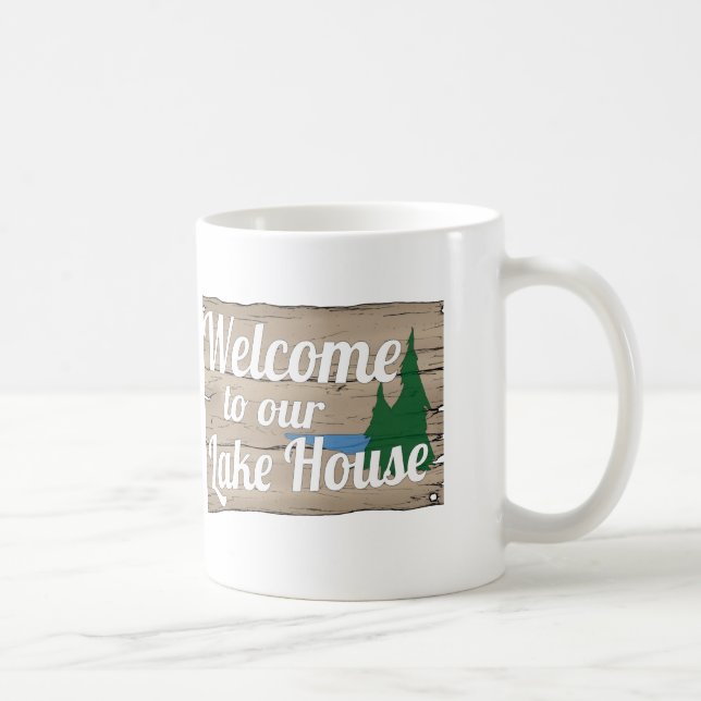 Taza De Café recepción de la casa del lago (Derecha)
