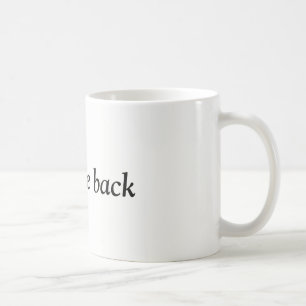 Taza De Café recepción detrás