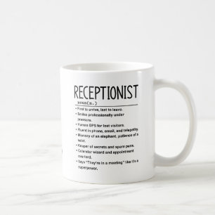 Taza De Café Recepcionista
