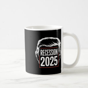 Taza De Café Recesión 2025 Gracias Trump Irónico Político Diver