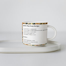 Taza De Café Receta botánica de la Edad de Oro