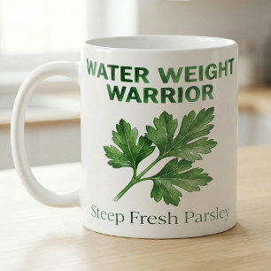 Taza De Café Receta de Guerrero Motivacional de Té de Perejil D
