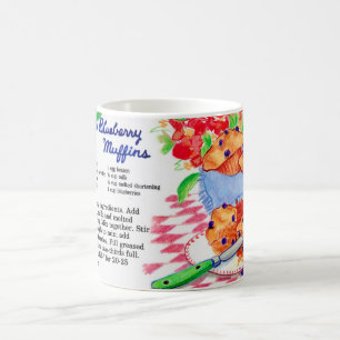 Taza De Café Receta de muffins de arándanos