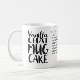 Taza De Café Receta de pastel de vainilla Chai Mug—reg mug